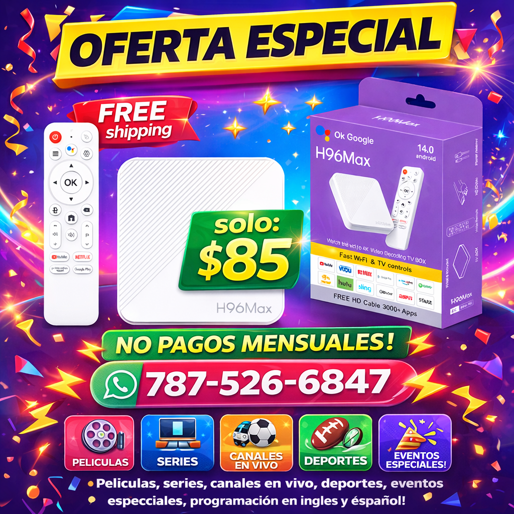 ANDROID TV BOX                              2G RAM 16G ROM                             10 APLICACIONES